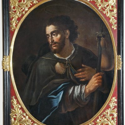 Kostel byl při svém založení obdarován cennými jedenácti obrazy apoštolů z dílny barokního malíře z okruhu Petra Brandla - obraz sv. Jakuba