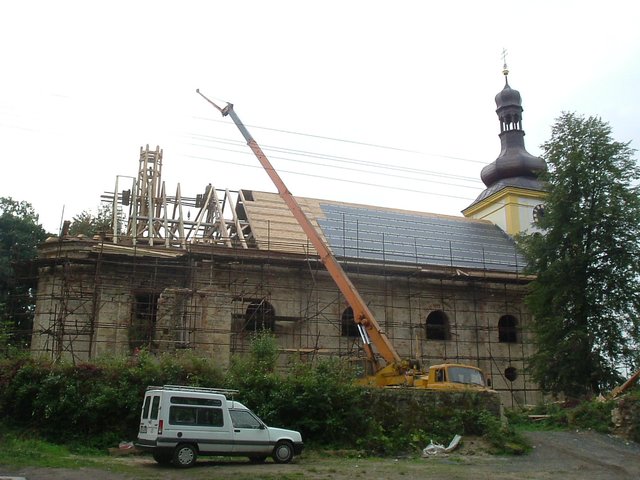 Během oprav v roce 2005