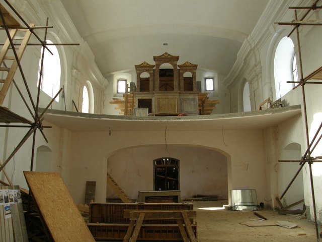 Rekonstrukce interiéru, rok 2008